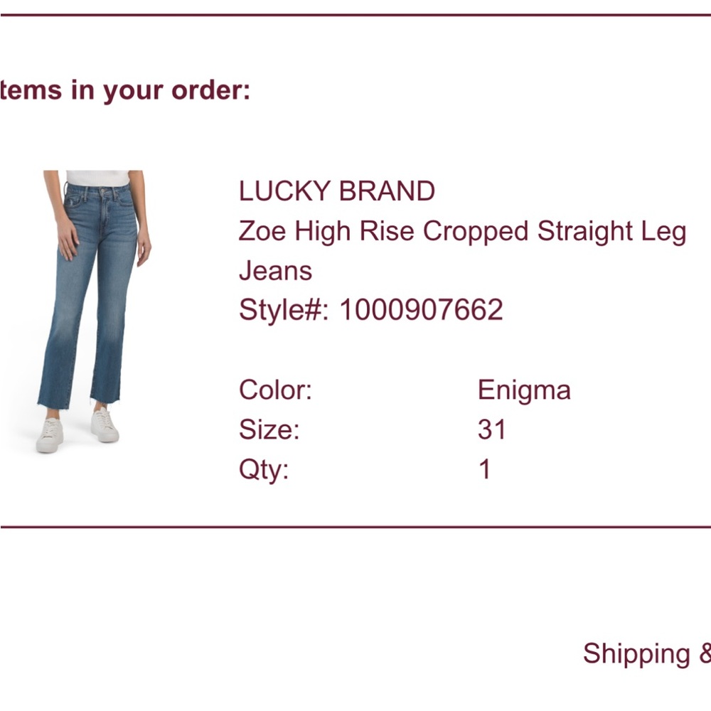 Lucky brand jeans